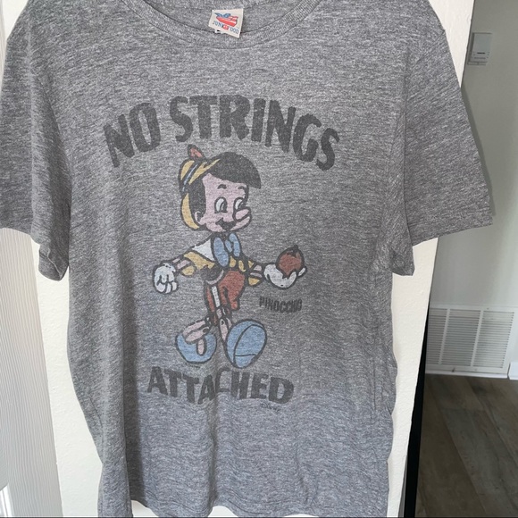Junk Food Graphic Tee in Grey. No Strings Attached - Picture 6 of 6